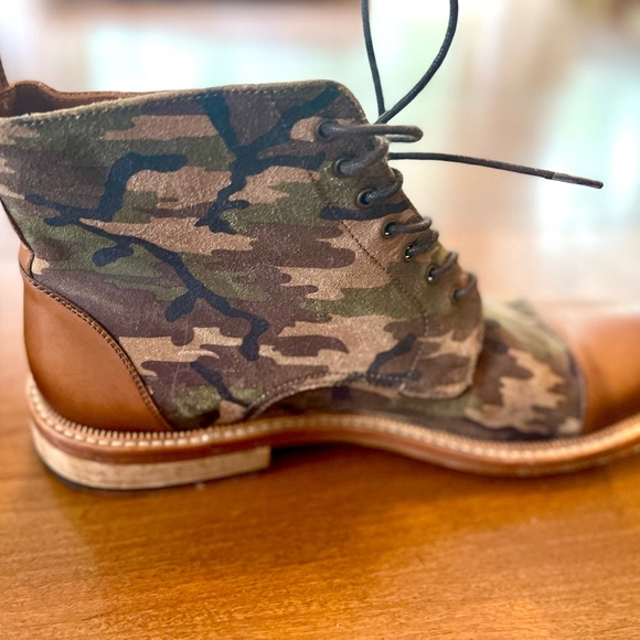 TAFT Camo boots with leather accents size 42 - Picture 14 of 15